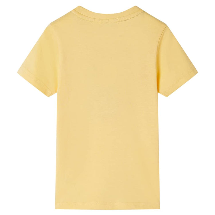 Vidaxl Child's Shirt avec manches courtes 128 jaune