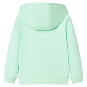 Vidaxl gilet pour enfants avec capuche et rits 92 vert vif - afbeelding 2