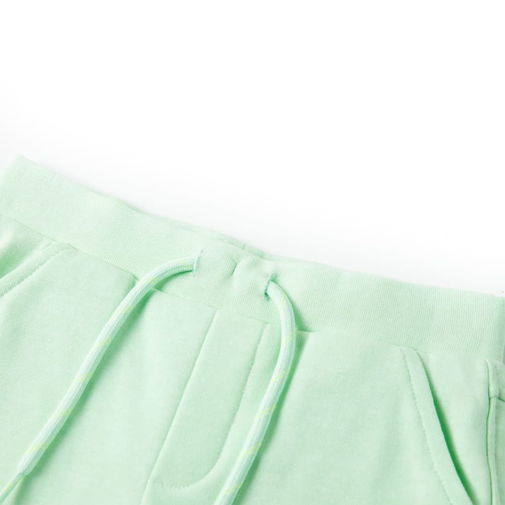 Short pour enfants Vidaxl avec Trekkoord 92 Green vif