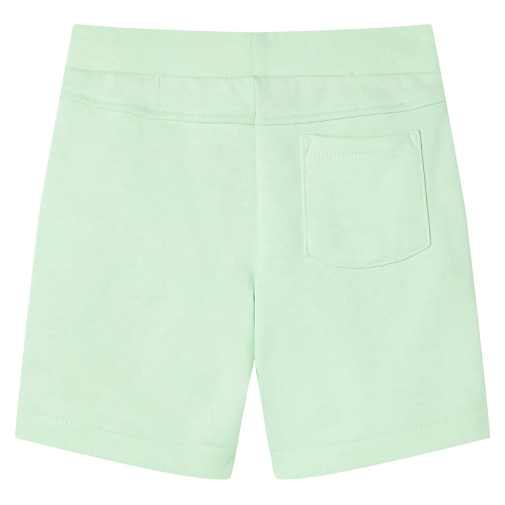Short pour enfants Vidaxl avec Trekkoord 104 Green vif