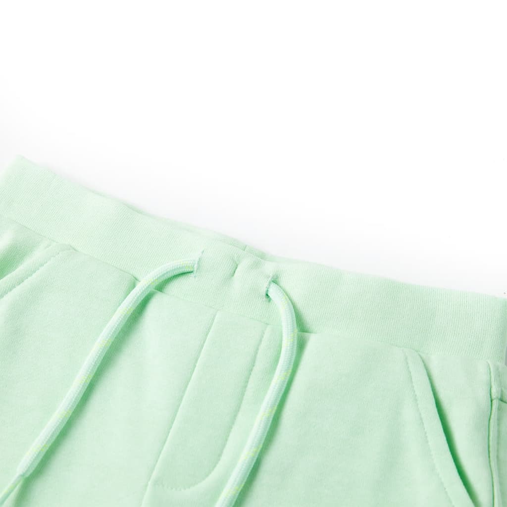 Short pour enfants Vidaxl avec Trekkoord 104 Green vif
