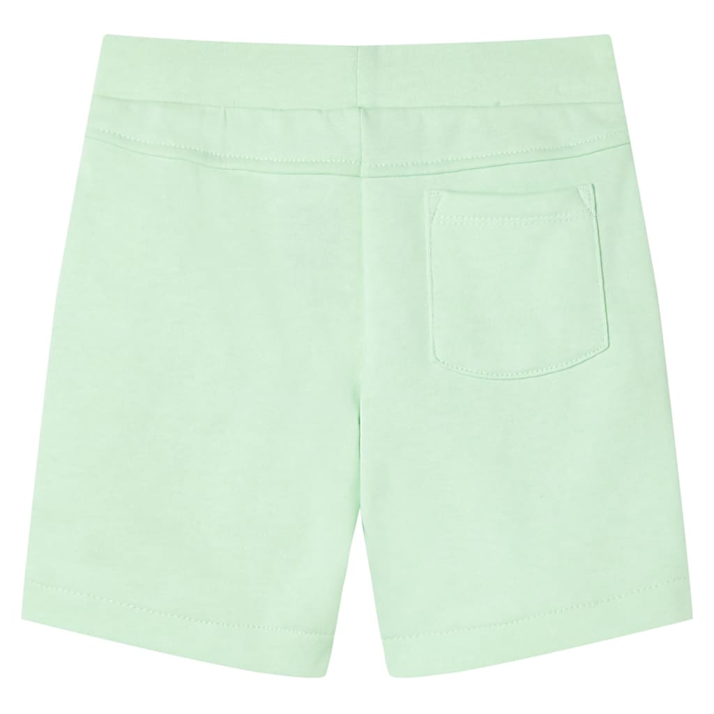 Short pour enfants vidaxl avec trekoord 128 vert vif