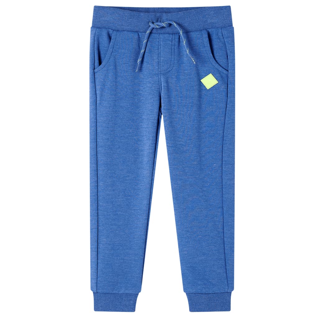 Vidaxl Pantalon de jogging pour enfants 92 Bleu mixte