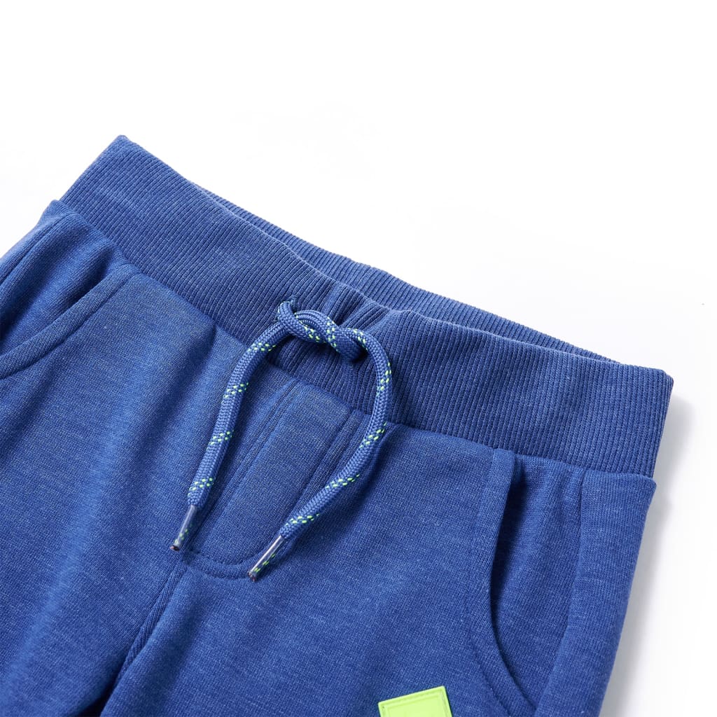 Vidaxl Pantalon de jogging pour enfants 92 Bleu mixte