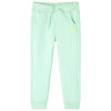 Vidaxl pantalon de jogging pour enfants 92 vert vif