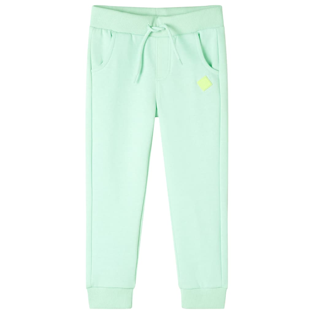 Vidaxl pantalon de jogging pour enfants 92 vert vif