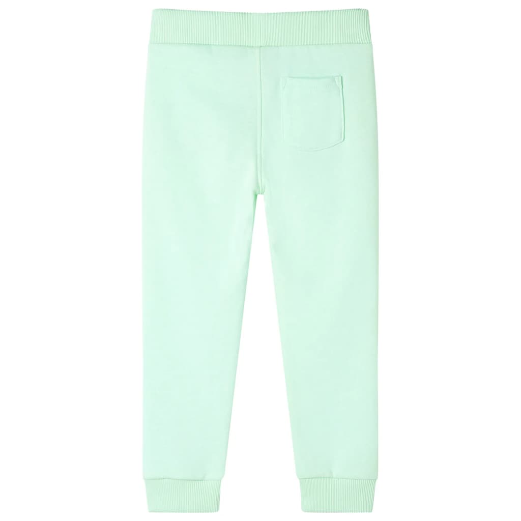 Vidaxl pantalon de jogging pour enfants 116 vert vif