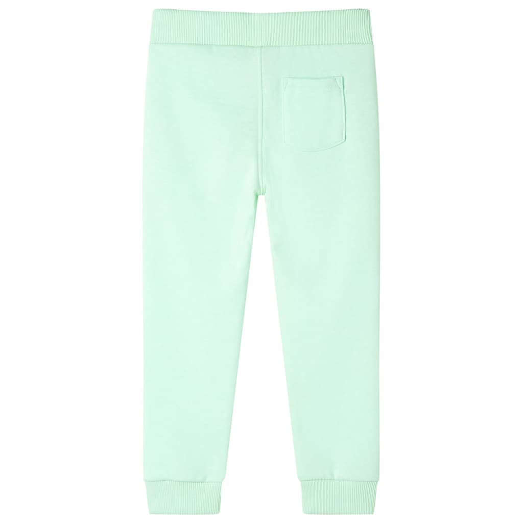 Vidaxl pantalon de jogging pour enfants 128 vert vif