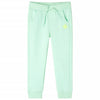 Vidaxl Pantalon de jogging pour enfants 140 Bright Groen