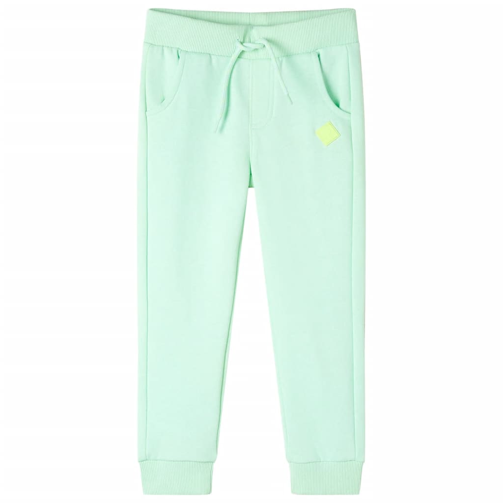 Vidaxl Pantalon de jogging pour enfants 140 Bright Groen