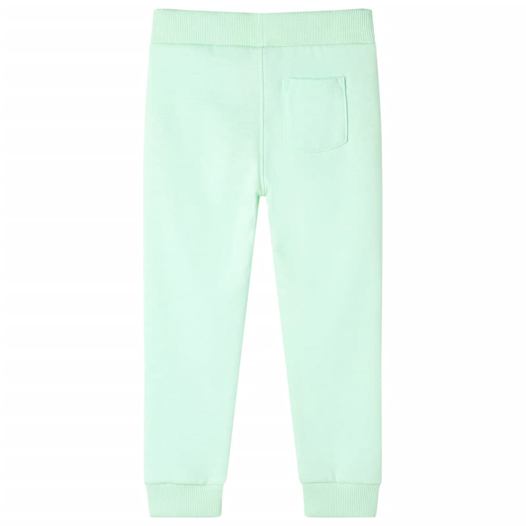 Vidaxl Pantalon de jogging pour enfants 140 Bright Groen