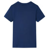 Vidaxl Child's Shirt avec manches courtes 92 bleu foncé