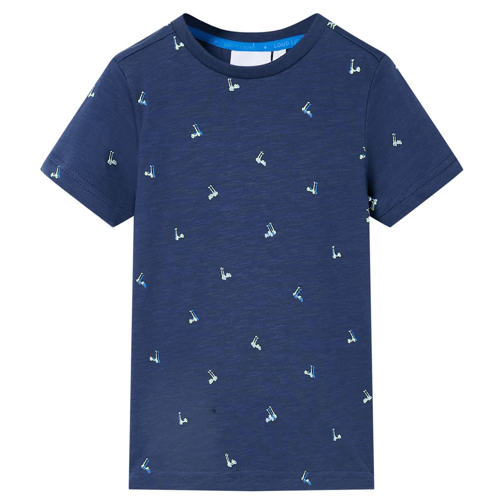 Vidaxl Child's Shirt 104 Bleu foncé