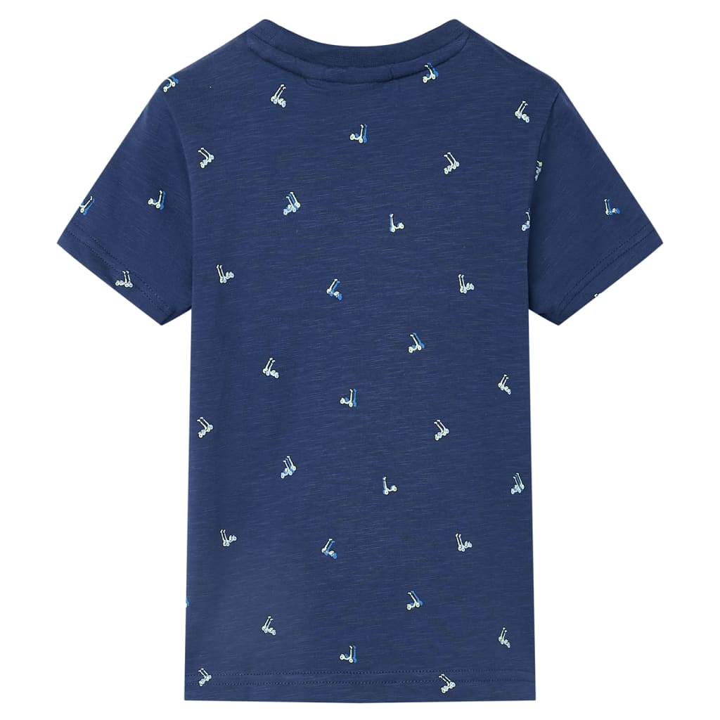 Vidaxl Child's Shirt 104 Bleu foncé