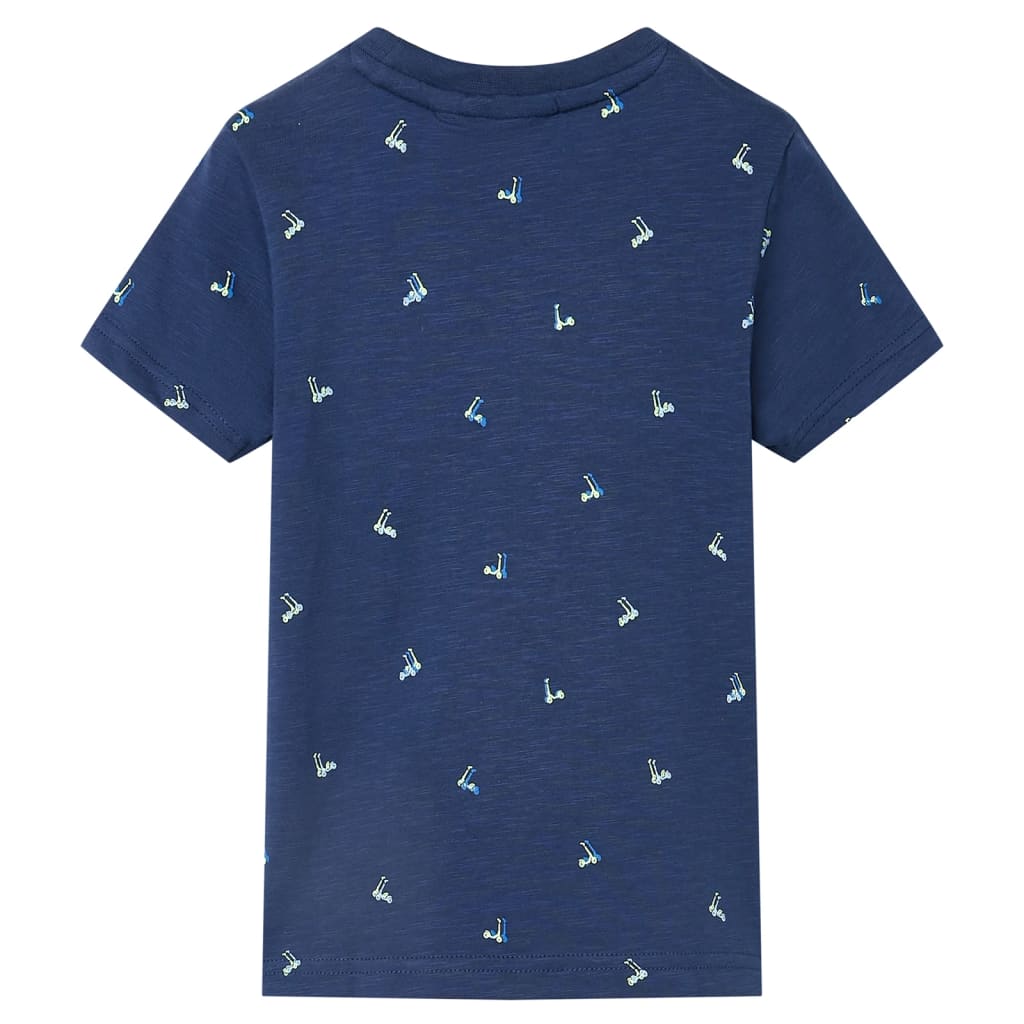 Vidaxl Child's Shirt 116 Bleu foncé