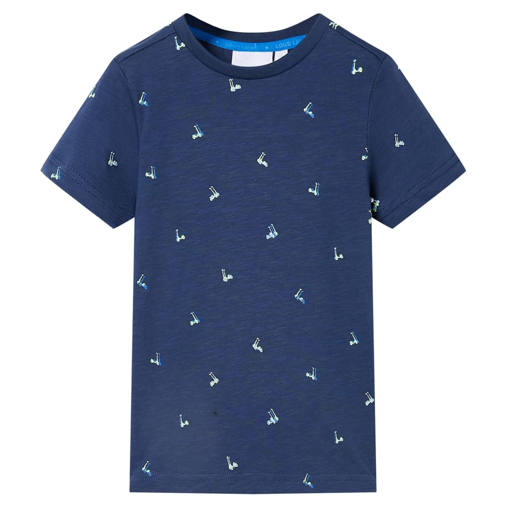 Vidaxl Child's Shirt 140 Bleu foncé