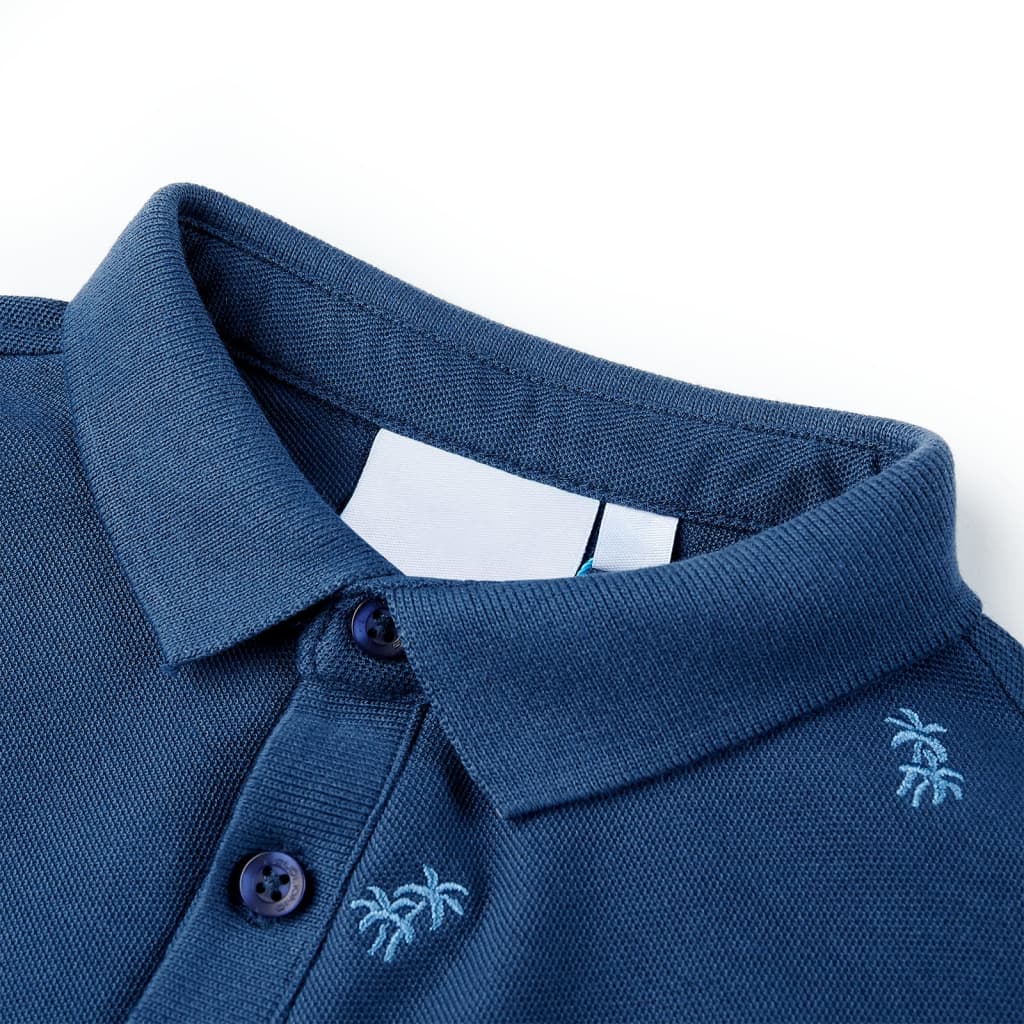 Vidaxl Polo pour enfants 92 bleu foncé