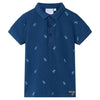 Vidaxl Polo pour enfants 128 bleu foncé