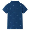 Vidaxl Polo pour enfants 140 bleu foncé