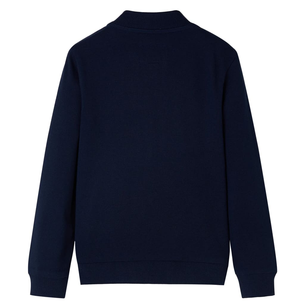 Vidaxl gilet pour enfants avec rits 116 bleu marine