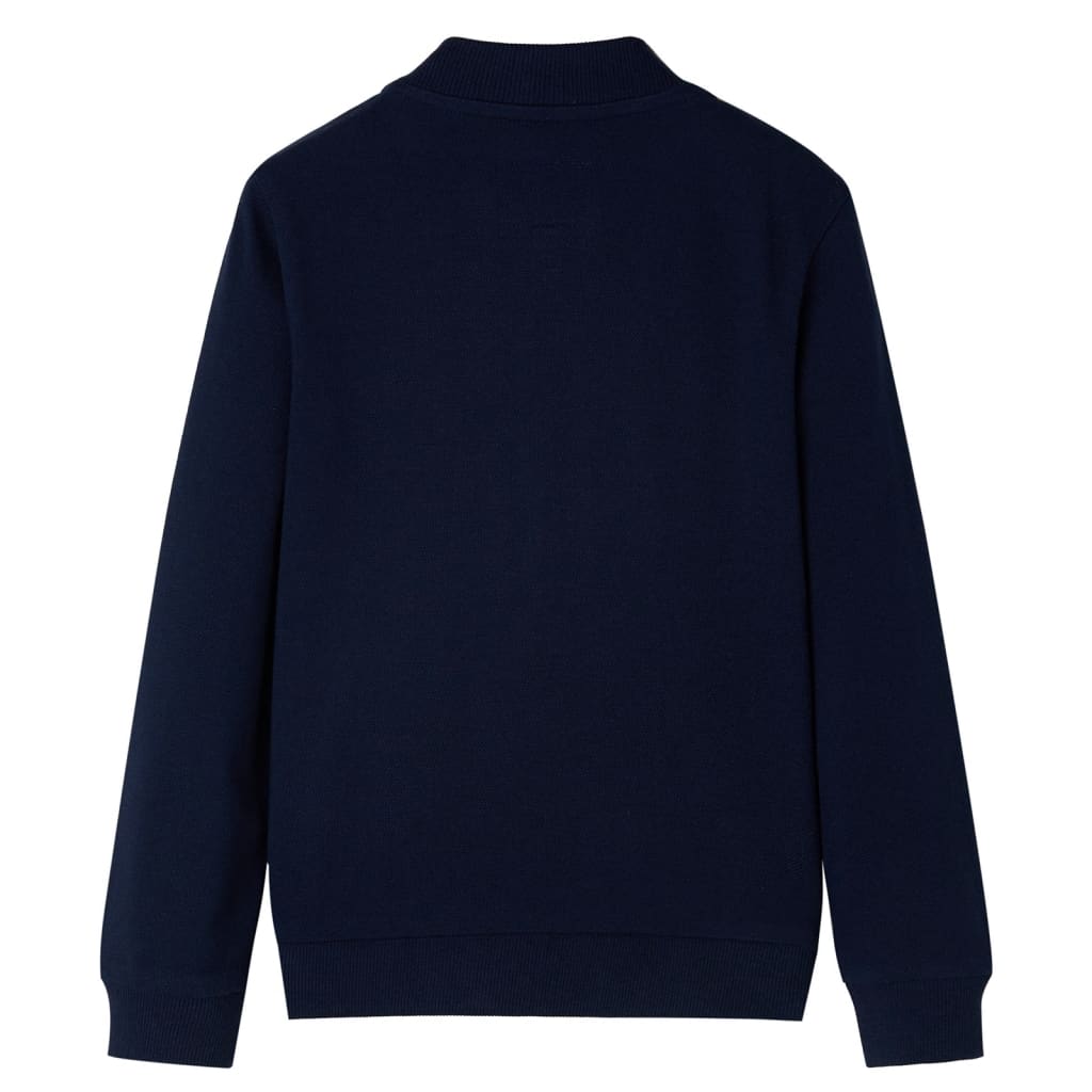 Vidaxl gilet pour enfants avec rits 128 bleu marine