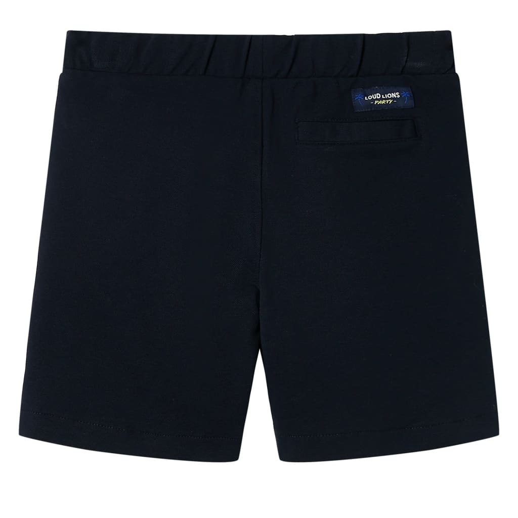 Short pour enfants vidaxl avec trekoord 92 bleu marine