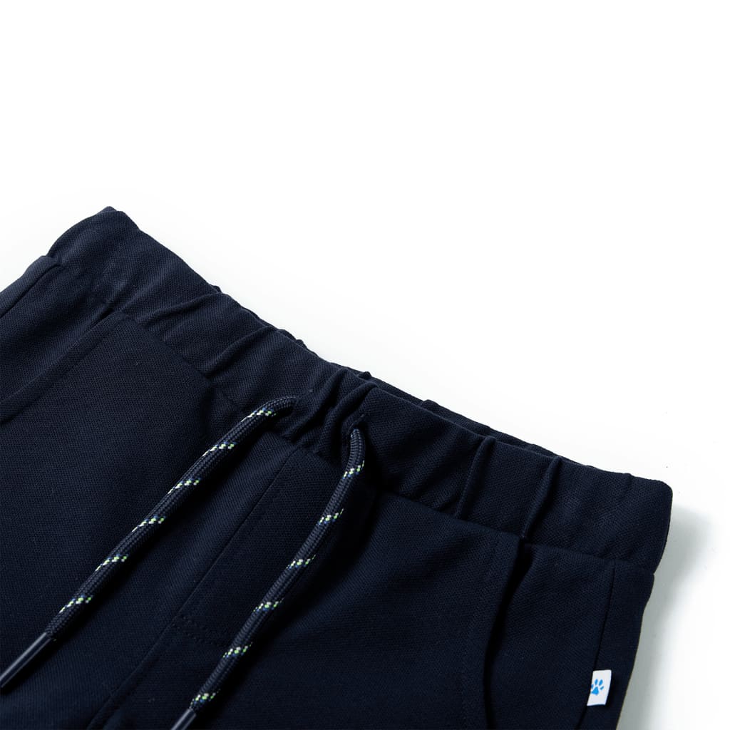 Short pour enfants vidaxl avec trekoord 92 bleu marine