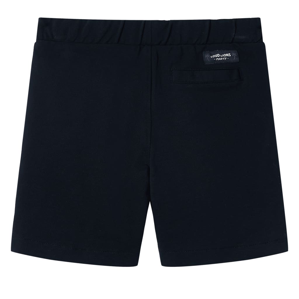 Short pour enfants vidaxl avec trekkoord 116 bleu marine