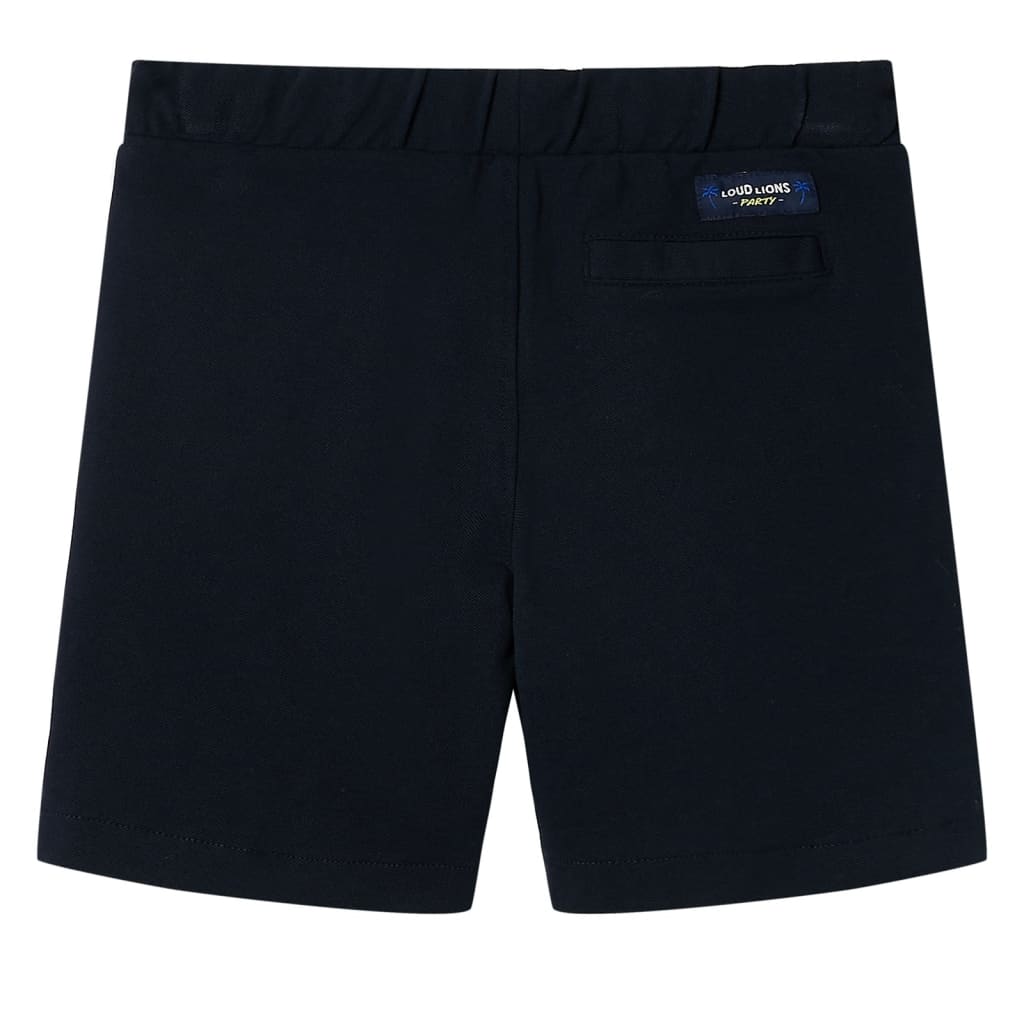 Short pour enfants vidaxl avec trekoord 140 bleu marine