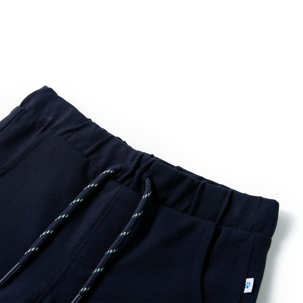 Short pour enfants vidaxl avec trekoord 140 bleu marine