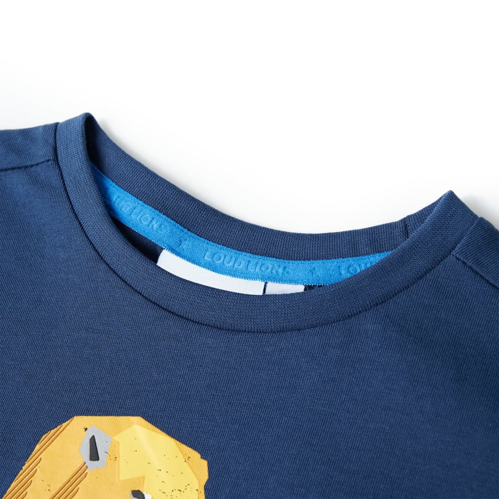Vidaxl Child's Shirt 92 Bleu foncé