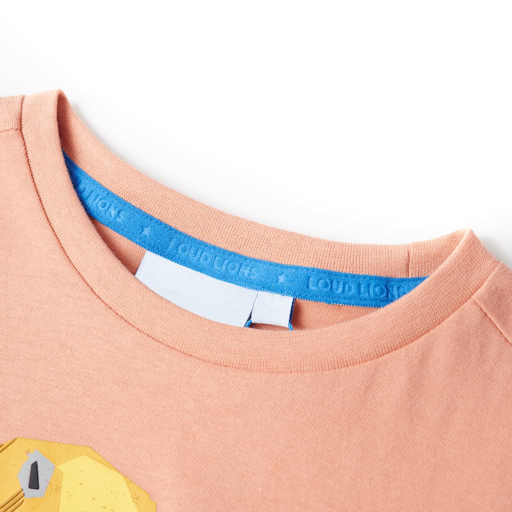 Vidaxl Child's Shirt 128 Light Orange