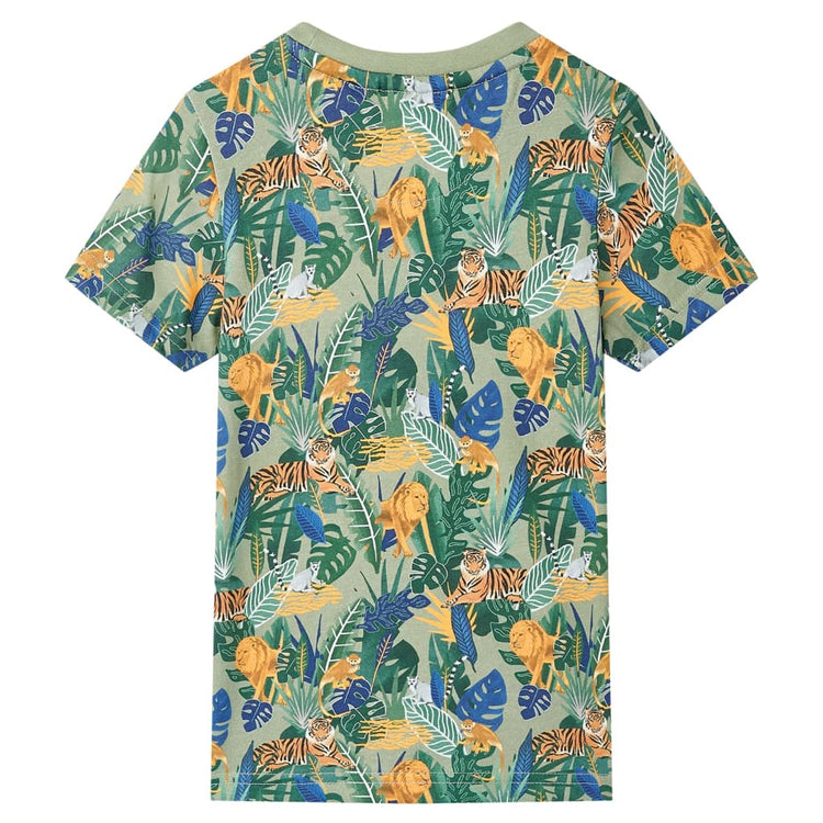 Vidaxl Children's Shirt avec manches courtes 104 multi-colorants