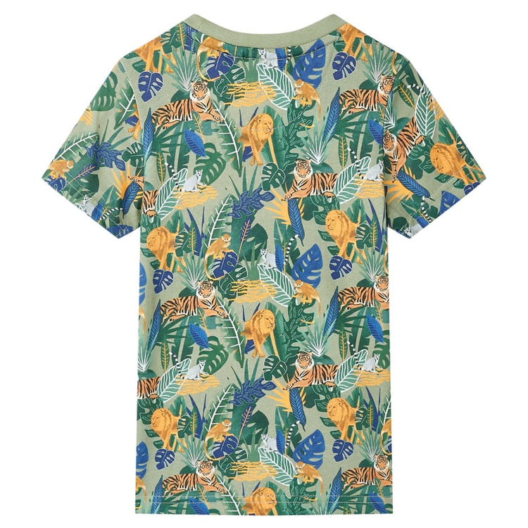 Vidaxl Children's Shirt avec manches courtes 140 multi-colorants