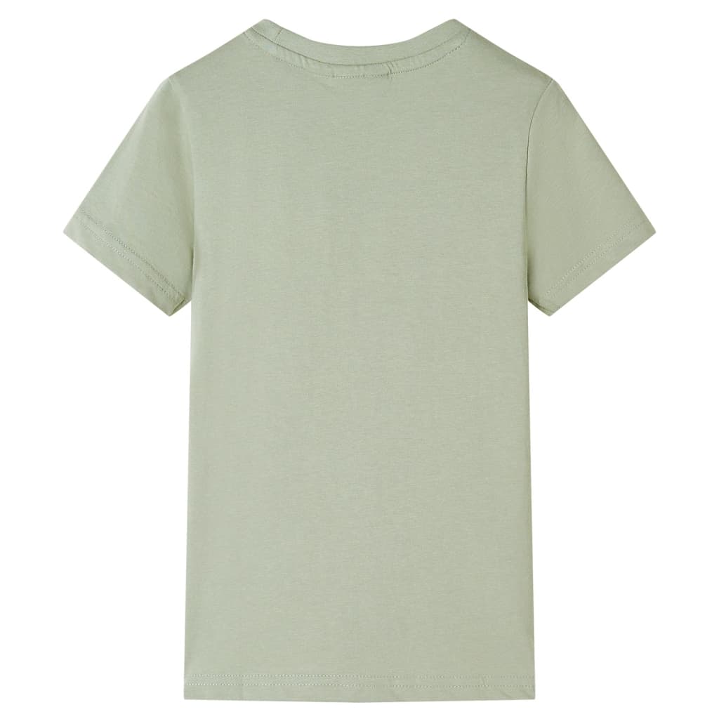 Vidaxl Children's Shirt avec manches courtes 104 Kakikentig léger