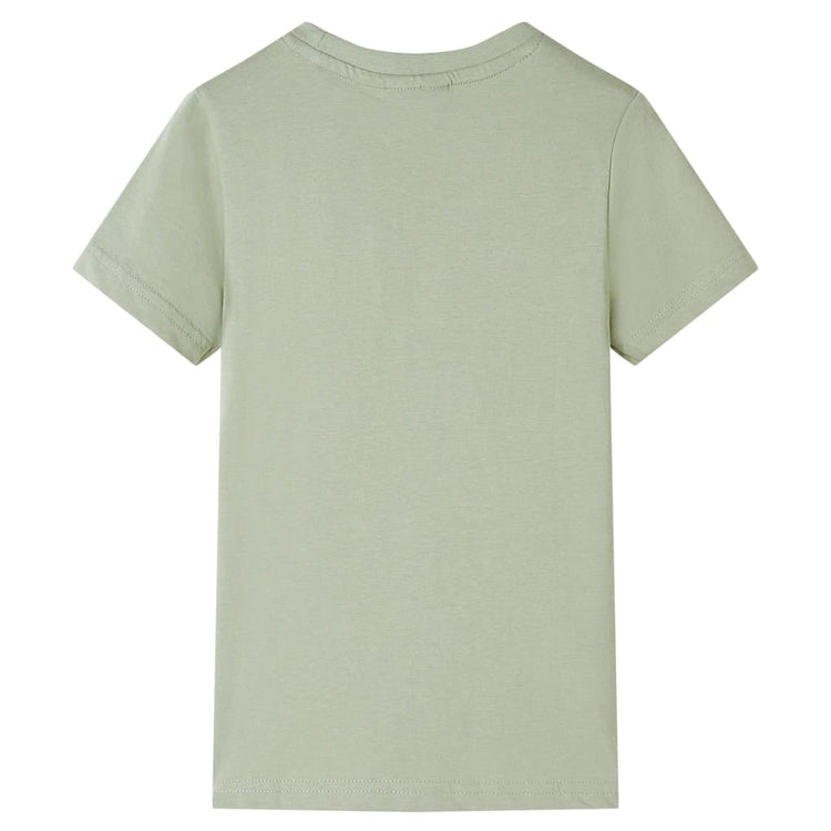 Vidaxl Child's Shirt avec manches courtes 116 Light Kakikentig