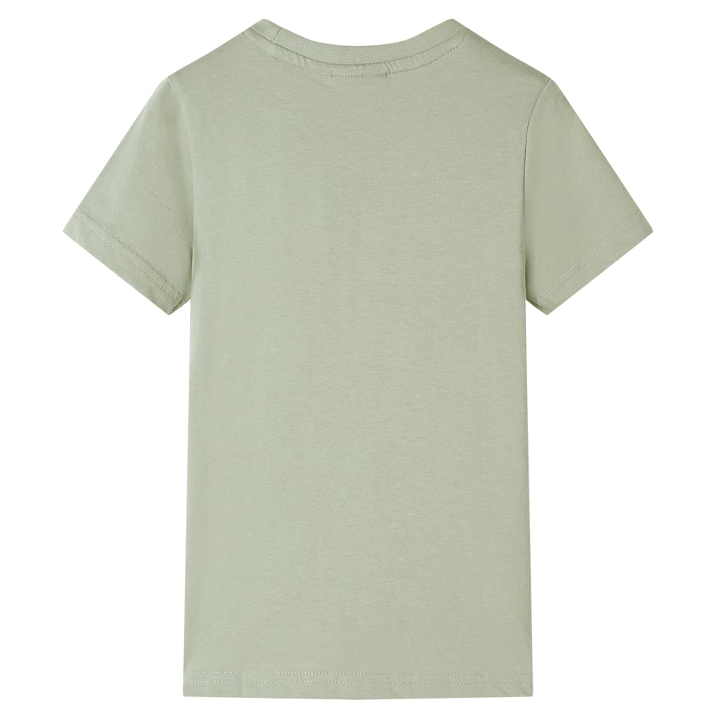 Vidaxl Children's Shirt avec manches courtes 128 Kakikientig léger