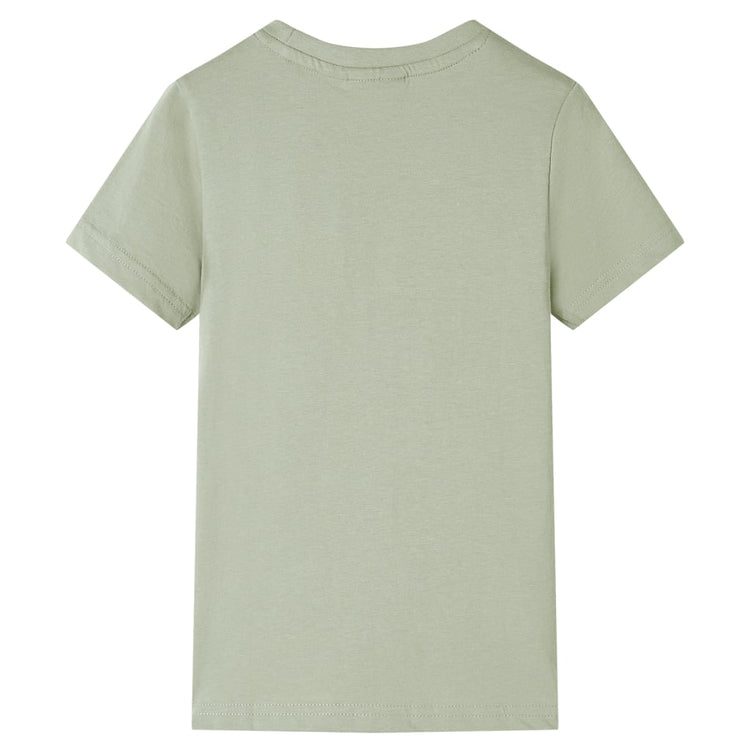 Vidaxl Children's Shirt avec manches courtes 128 Kakikientig léger