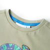 Vidaxl Children's Shirt avec manches courtes 128 Kakikientig léger