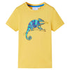 Vidaxl Child's Shirt avec manches courtes 116 Couleur de cuivre clair