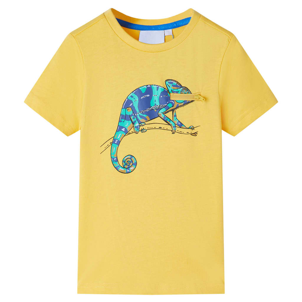 Vidaxl Child's Shirt avec manches courtes 116 Couleur de cuivre clair