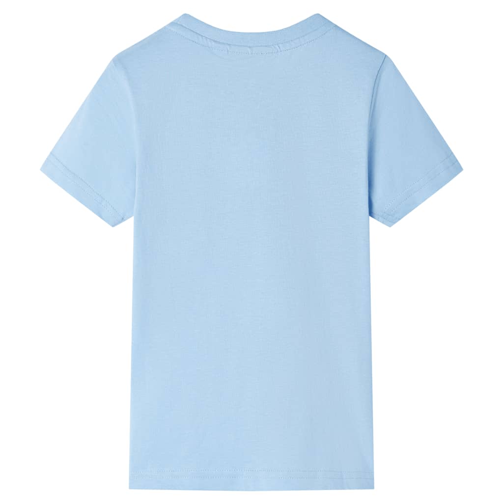 Vidaxl Child's Shirt avec manches courtes 92 bleu clair