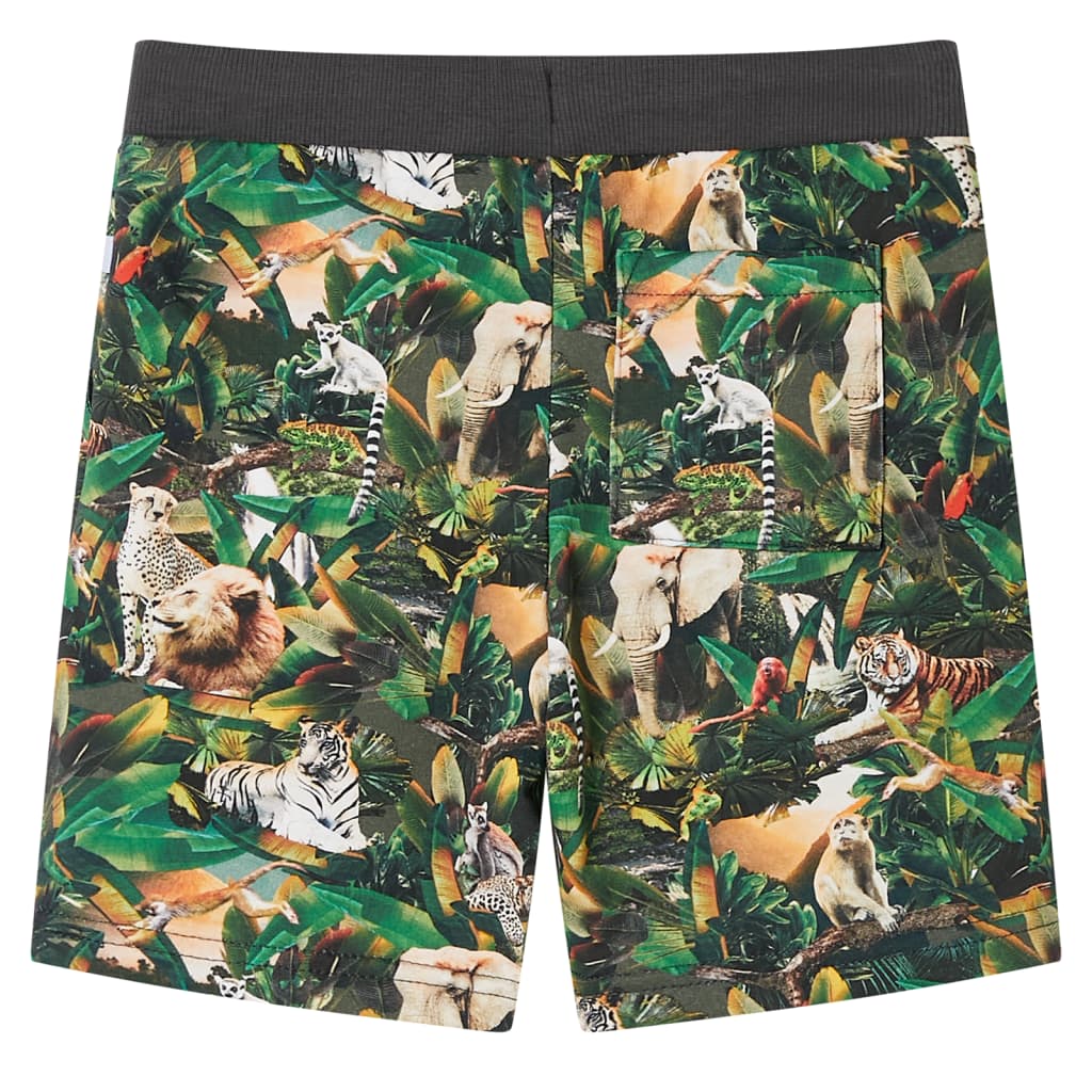 Vidaxl Short pour enfants avec Trekkoord 104 Oudpetrol