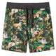 Short pour enfants vidaxl avec trekkoord 140 oudpetrol
