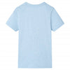 Vidaxl Child's Shirt 92 mélangé bleu doux