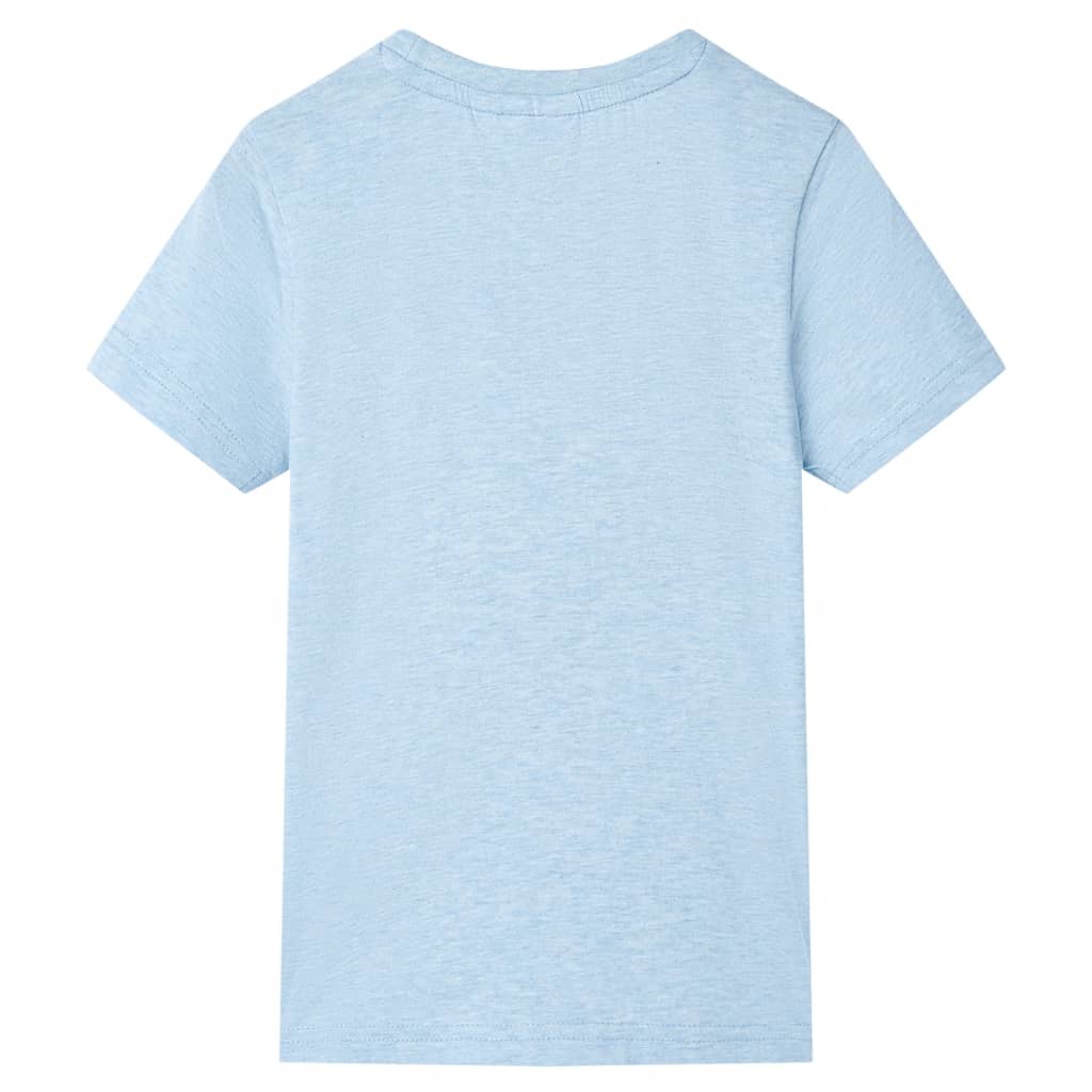 Vidaxl Child's Shirt 104 Bleu doux mélangé