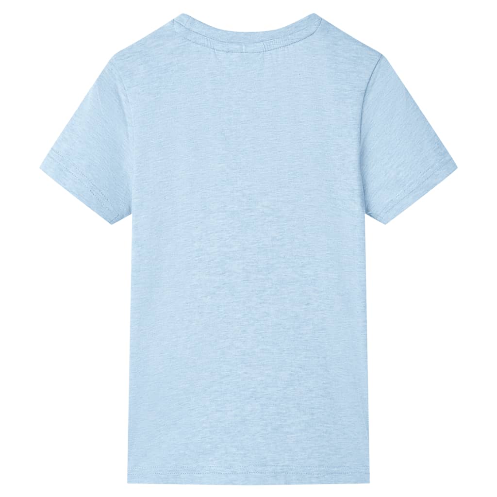 Vidaxl Child's Shirt 116 Bleu doux mélangé
