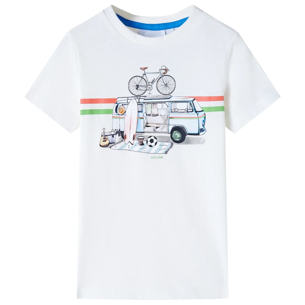 Vidaxl Child's Shirt 140 Ecru