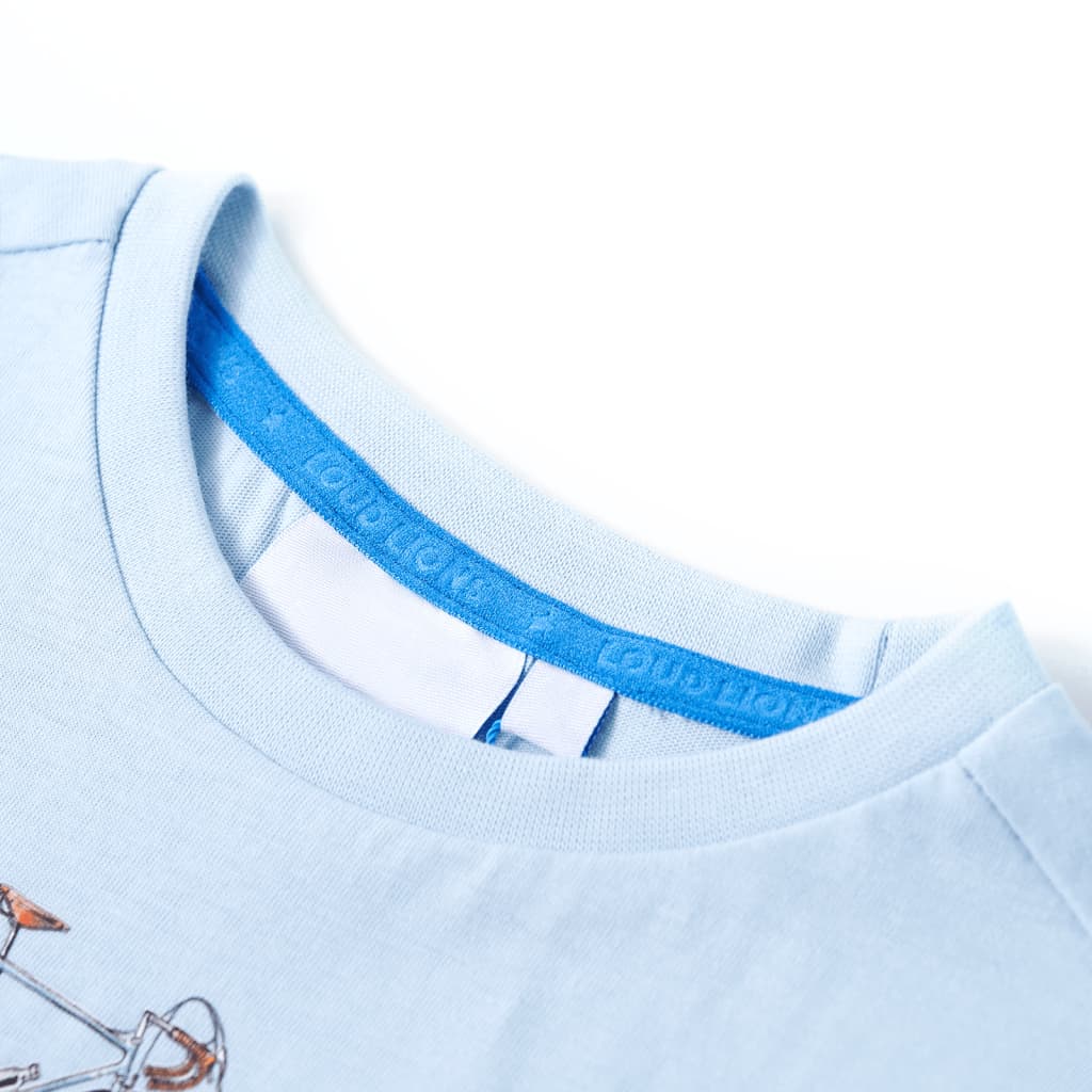 Vidaxl Child's Shirt 140 bleu clair