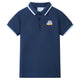 Vidaxl Polo pour enfants 116 bleu foncé